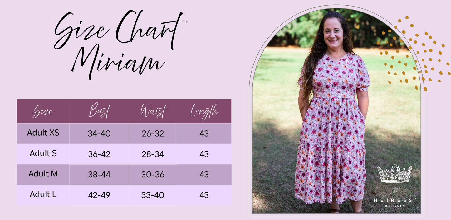 Graceful Gingham Miriam Dress