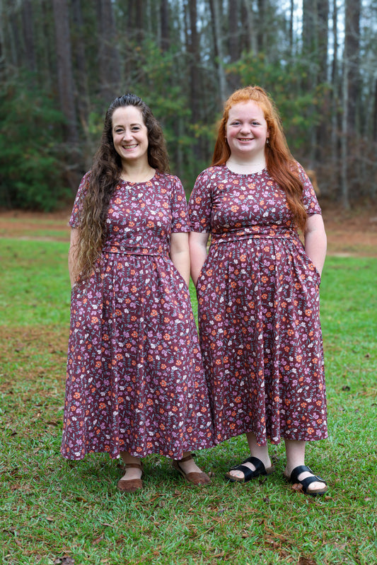 Threefold Mulberry Meadow  Abigail Dress (Collaboration with Lovely Dress Co.)