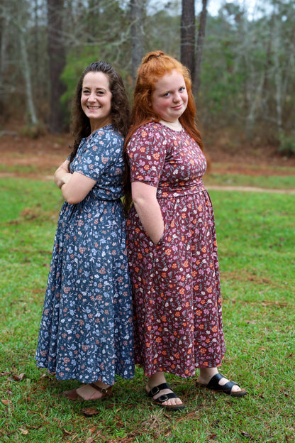 Threefold Mulberry Meadow  Abigail Dress (Collaboration with Lovely Dress Co.)