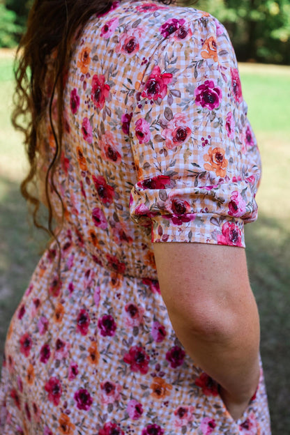 Graceful Gingham Miriam Dress