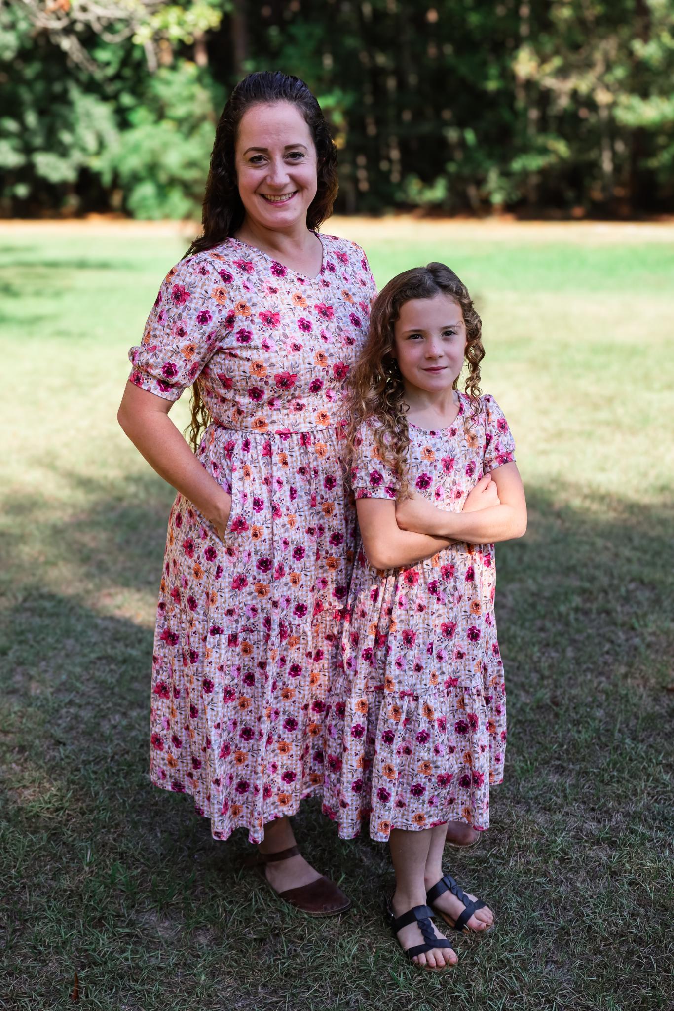 Graceful Gingham Miriam Dress