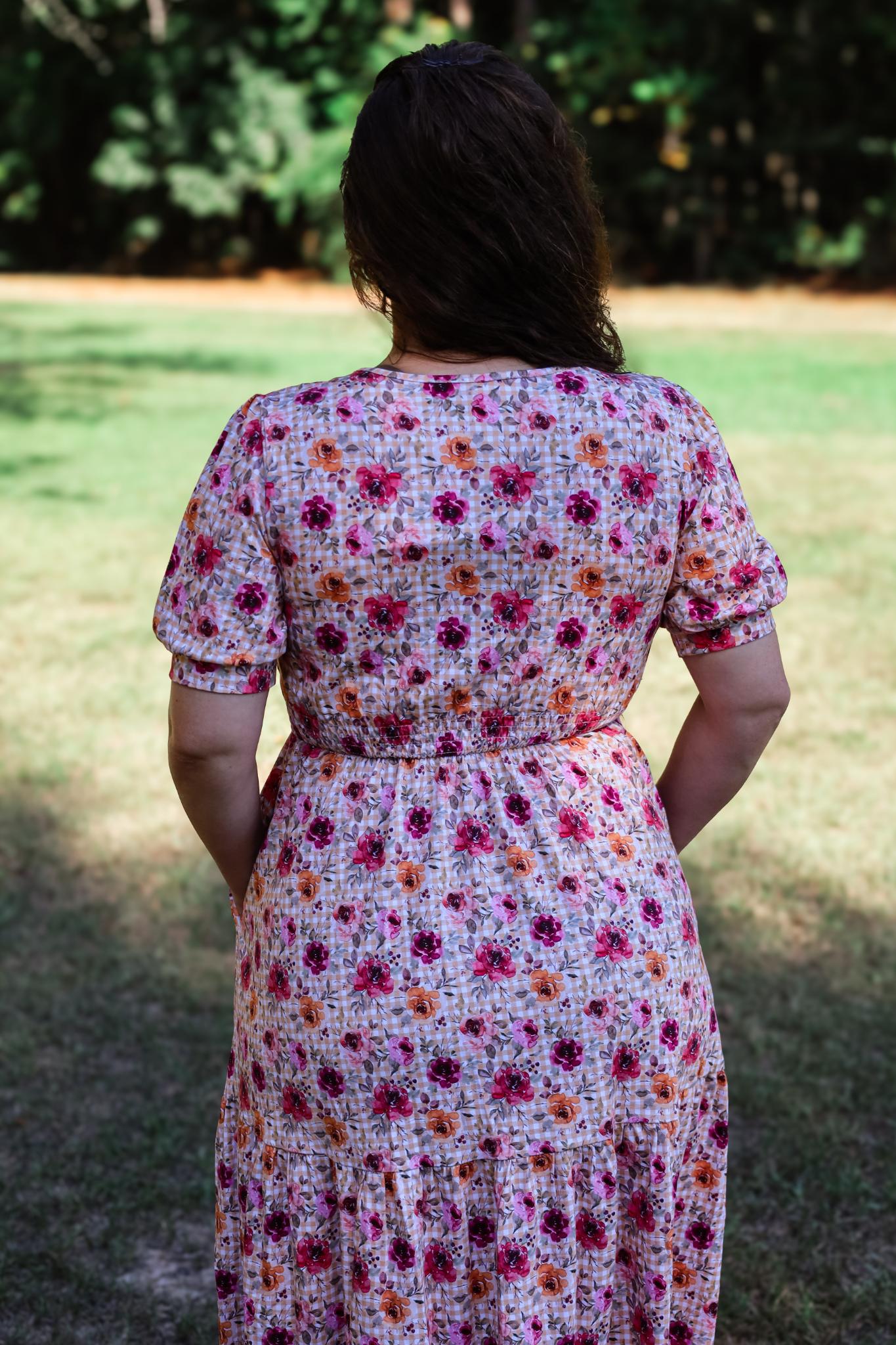 Graceful Gingham Miriam Dress