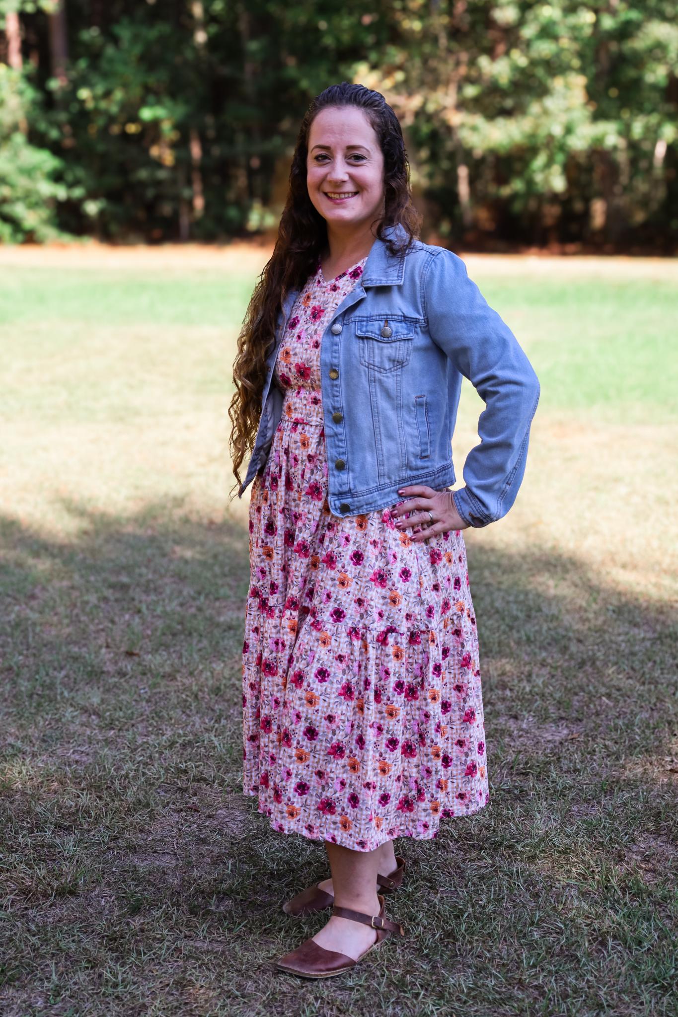 Graceful Gingham Miriam Dress