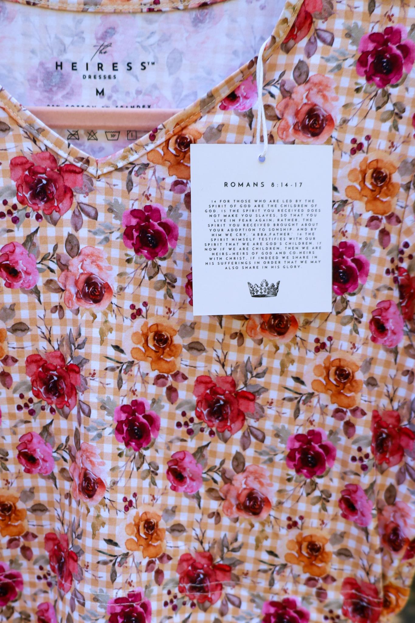 Graceful Gingham Miriam Dress